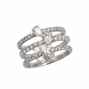 Diamond Ring Teardrop 01
