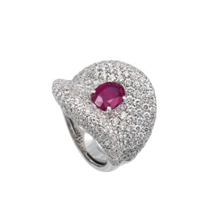 MASTERPIECE RING DIAMOND RUBY EYE